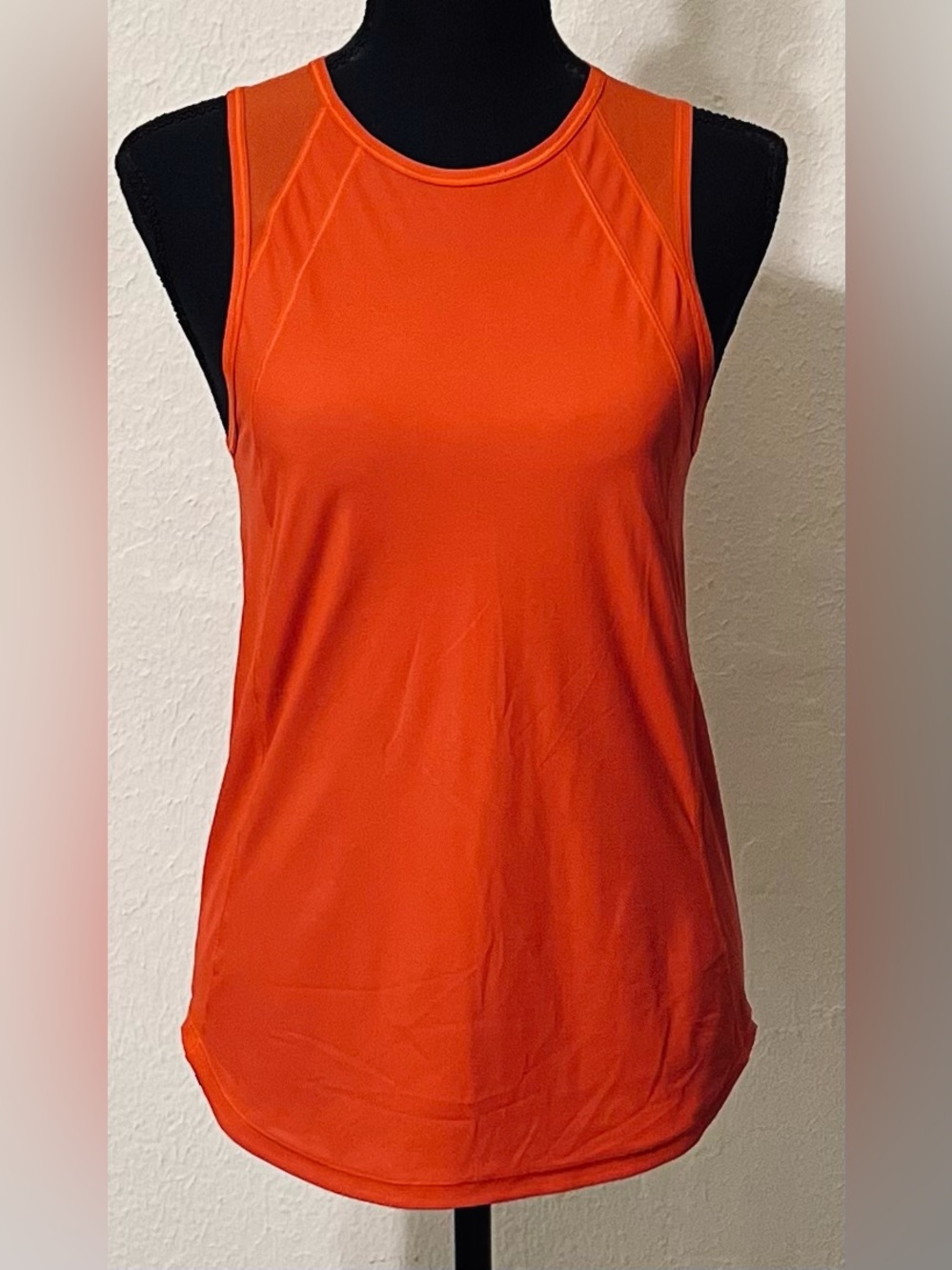 lululemon athletica Orange Scoop-Neck Performance Tank